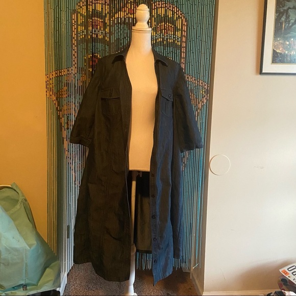 MAGGIE BARNES DENIM DRESS / DUSTER JACKET - Picture 7 of 10